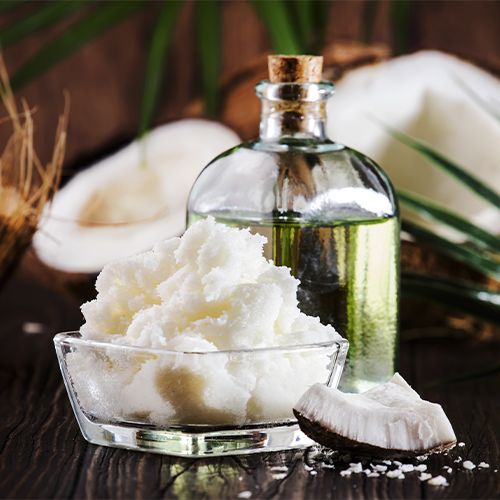 Coconut oil for massages